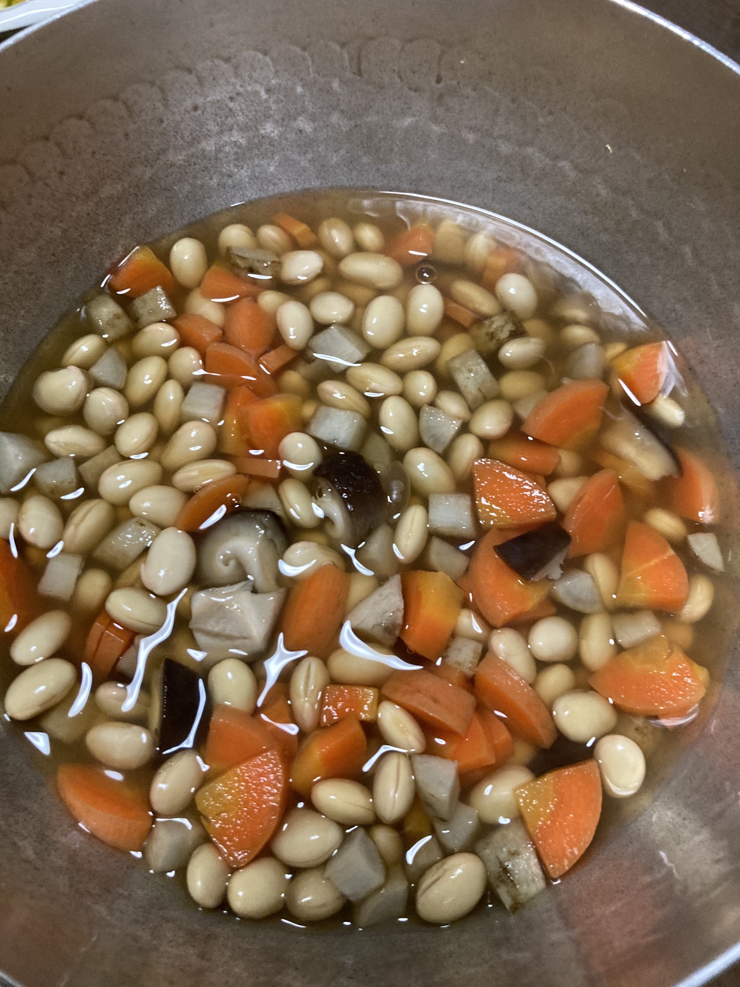 めんつゆで美味しい簡単煮豆！