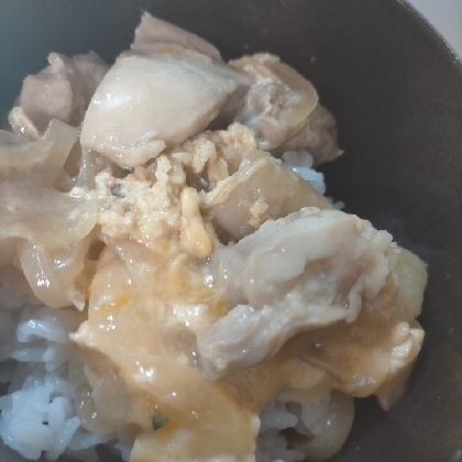 子供が大好きな甘めの親子丼