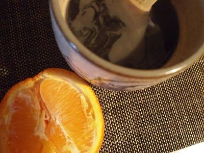 大きなブタ鼻でオレンジの香りをクンクン♪ふざけていてゴメンヨ　出身も九州なんですね！サンちゃんのレシピ食材が豊富♪