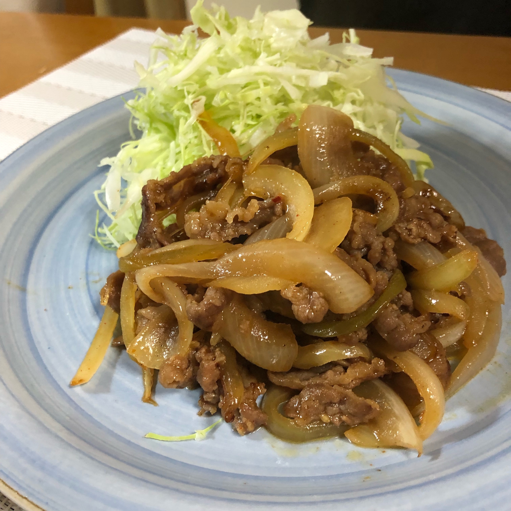 豚肉の味噌炒め生姜風味