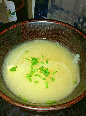 洋風♪　玉ねぎのお味噌汁❤