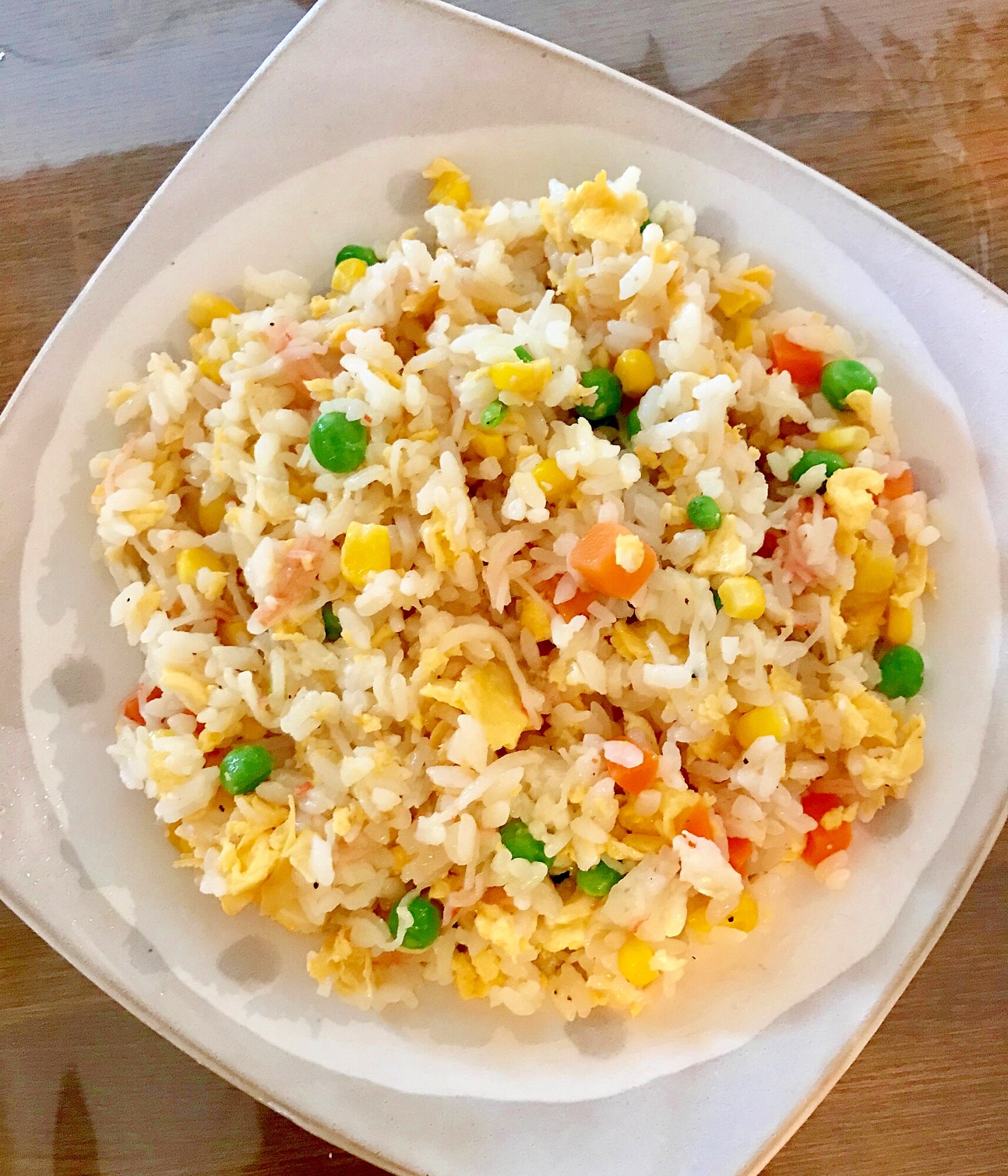 ミックスベジタブルで卵炒飯 レシピ・作り方 by libre* - 楽天レシピ