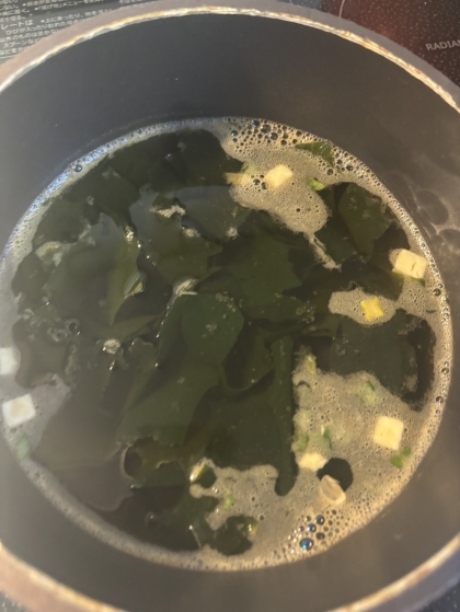 和風わかめスープ