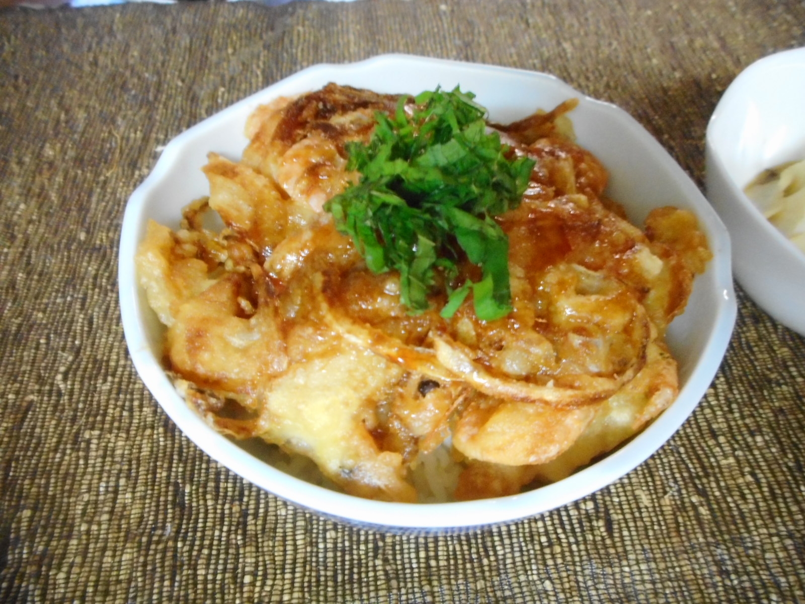 芝えびのかきあげ丼 レシピ 作り方 By Mococo05 楽天レシピ