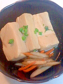 高野豆腐と野菜の炒め煮