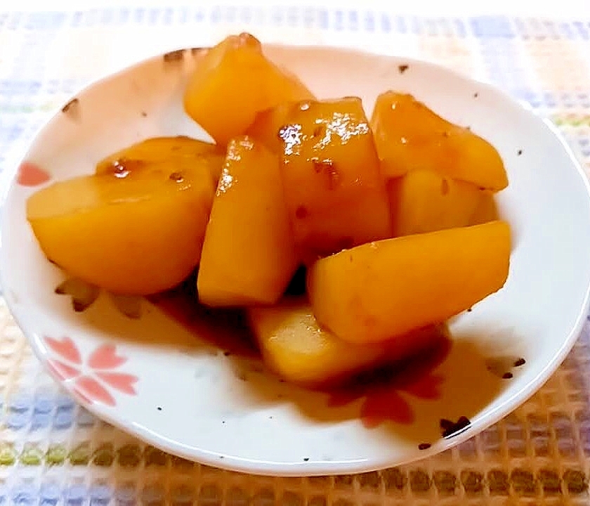 作り置き☆じゃが芋の焼肉のタレ煮