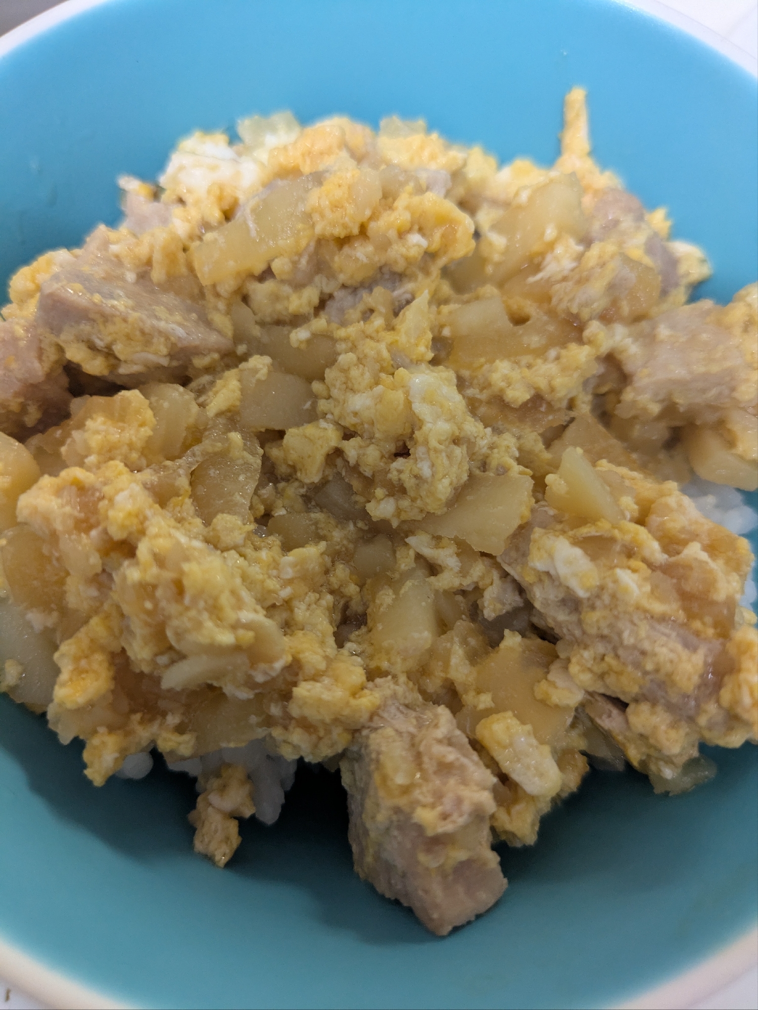 じゃがいもと豚ロースの卵とじ〜ホットクック〜