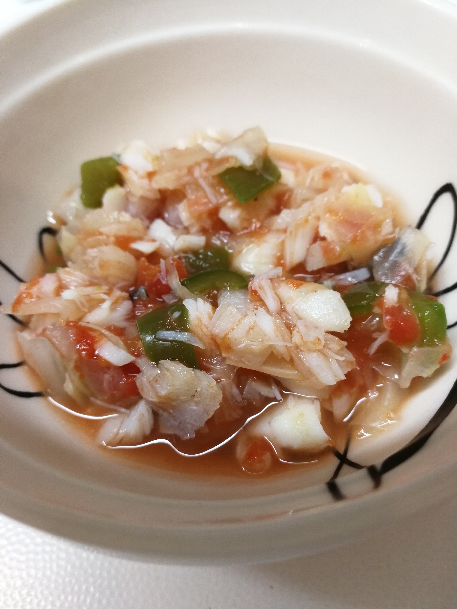 【離乳食後期】鱈と野菜のトマト煮込み