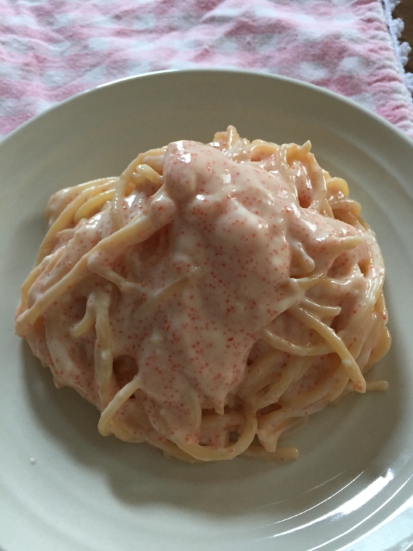 明太子クリームパスタ