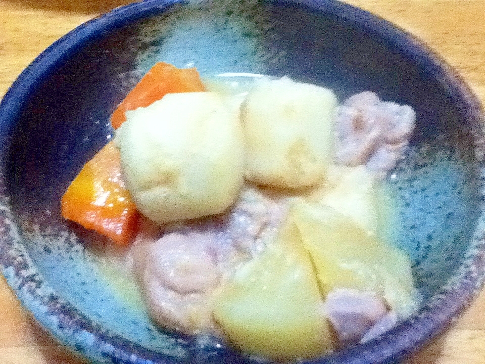 里芋と鶏肉のごま味噌煮