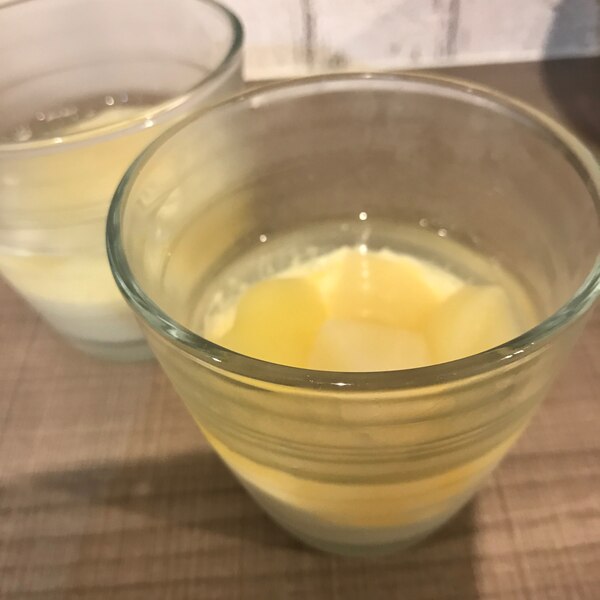 2度美味しい 桃ゼリーとパンナコッタ二層 レシピ 作り方 By ミラクルくるみ 楽天レシピ 2度美味しい 桃ゼリーとパンナコッタ二層 レシピ 作り方 By ミラクルくるみ 楽天レシピ