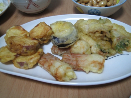 大葉と豚肉のロール天ぷら