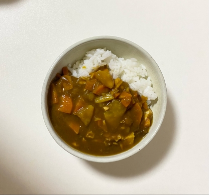 夏のかぼちゃたっぷりカレー♪