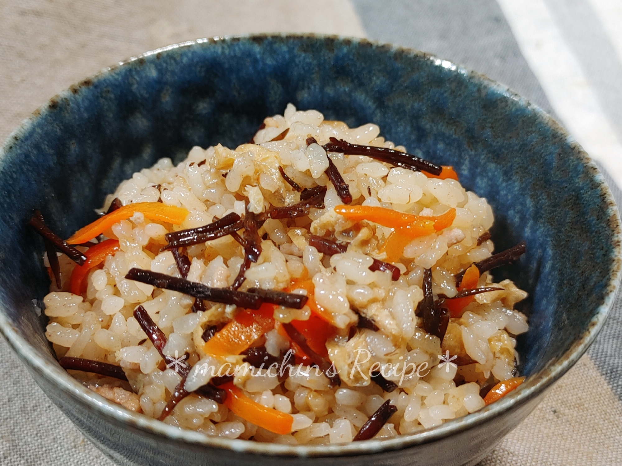 沖縄じゅーしーみたいな炊き込みご飯