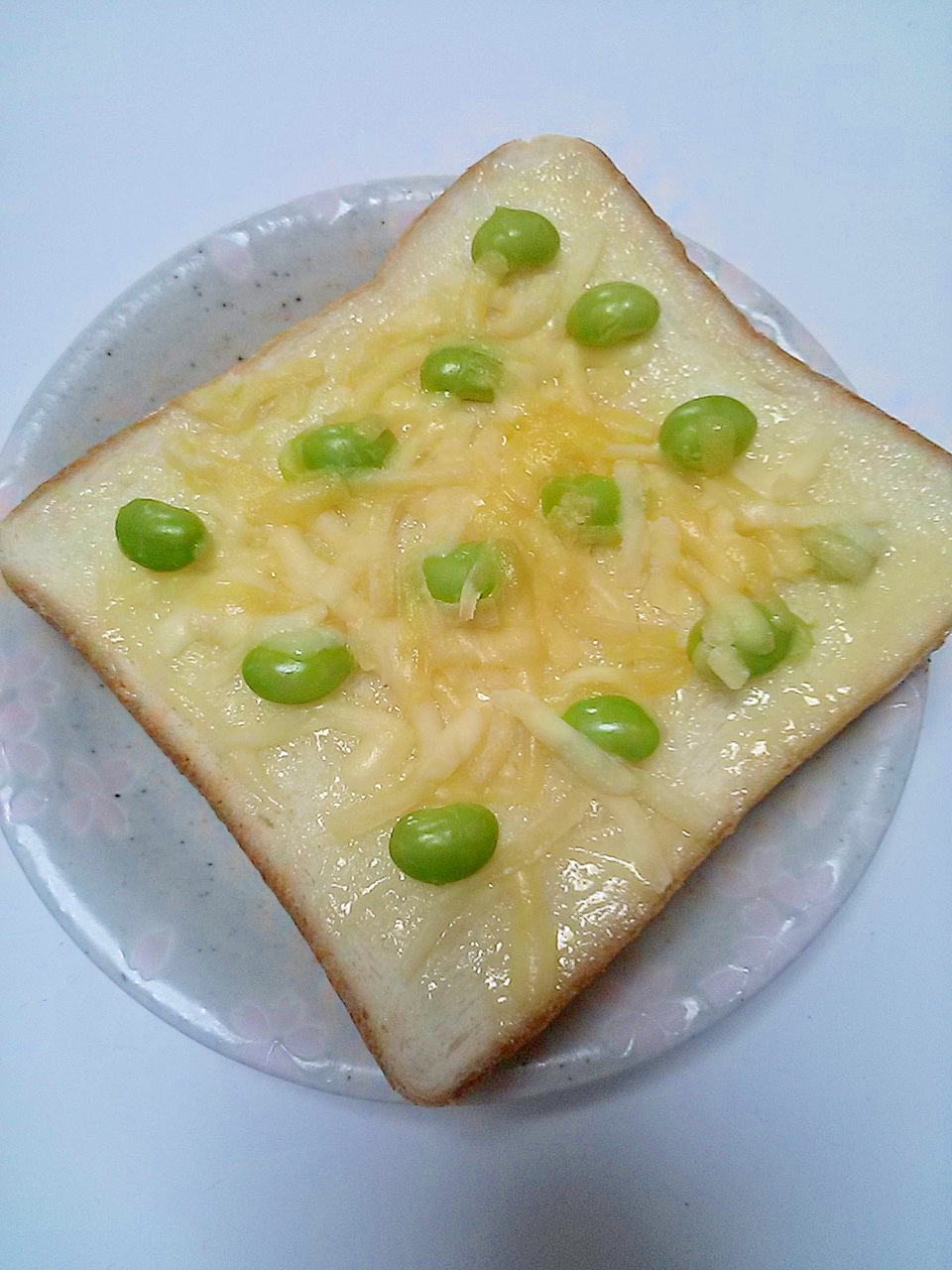 枝豆☆マヨチーズトースト