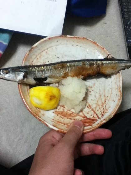 生秋刀魚を美味しく食べる　塩焼き＆素焼き