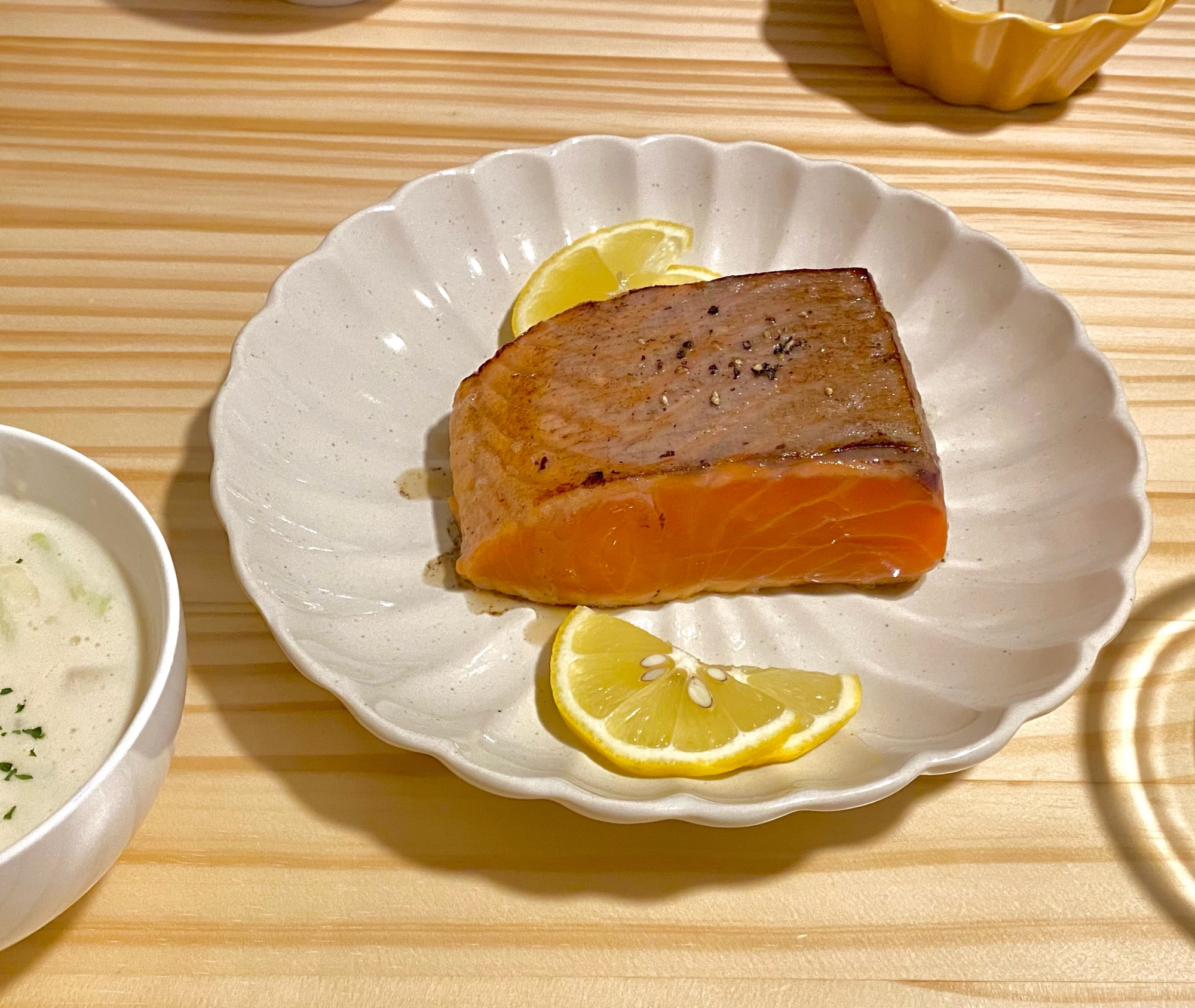 ふるさと納税 エンペラーサーモンのステーキ レシピ 作り方 By Nico 楽天レシピ