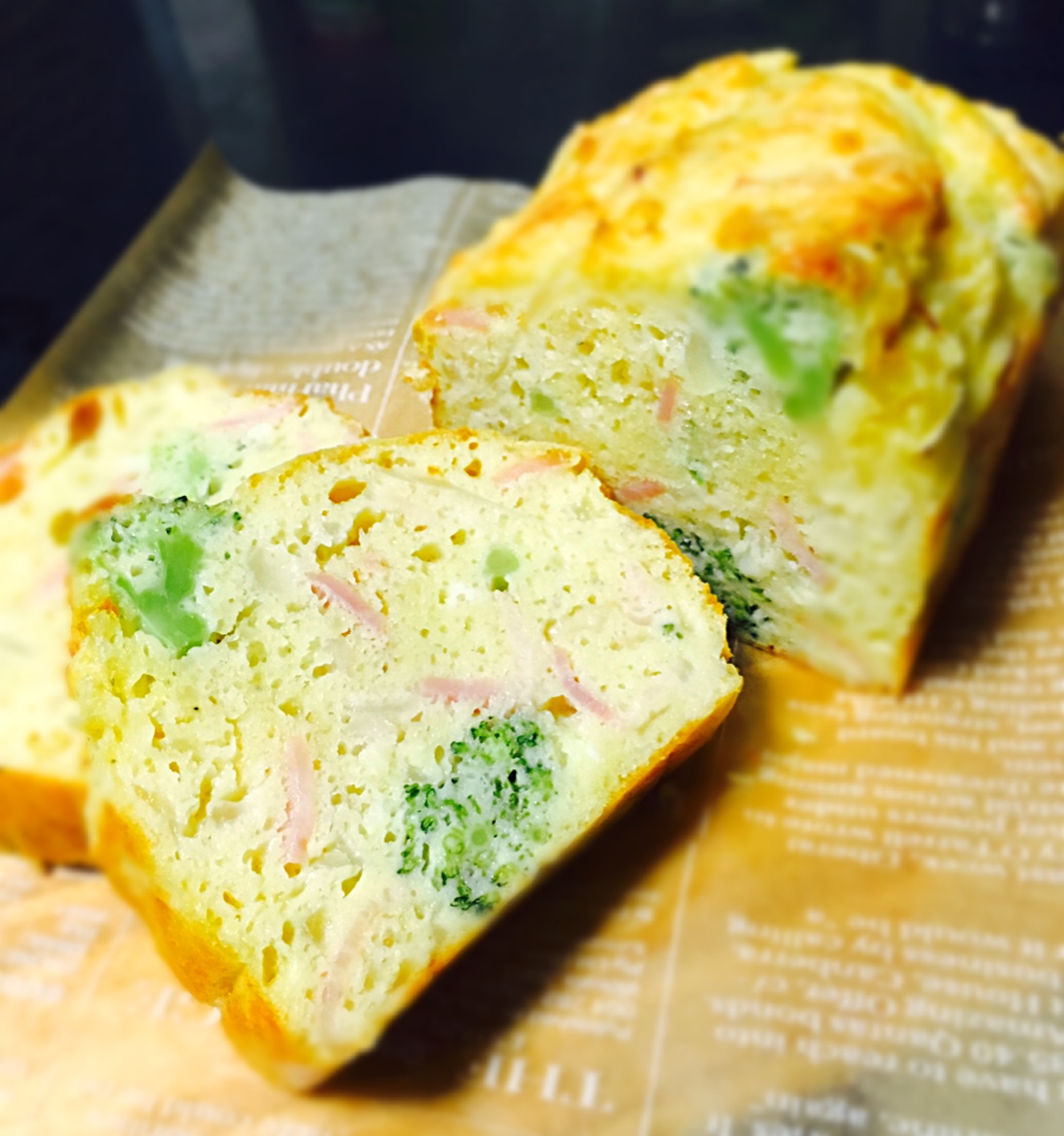簡単朝食！ブロッコリーで基本のケークサレ