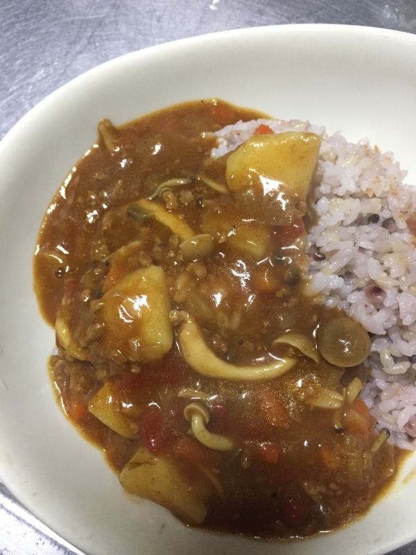 挽肉とトマトのカレー