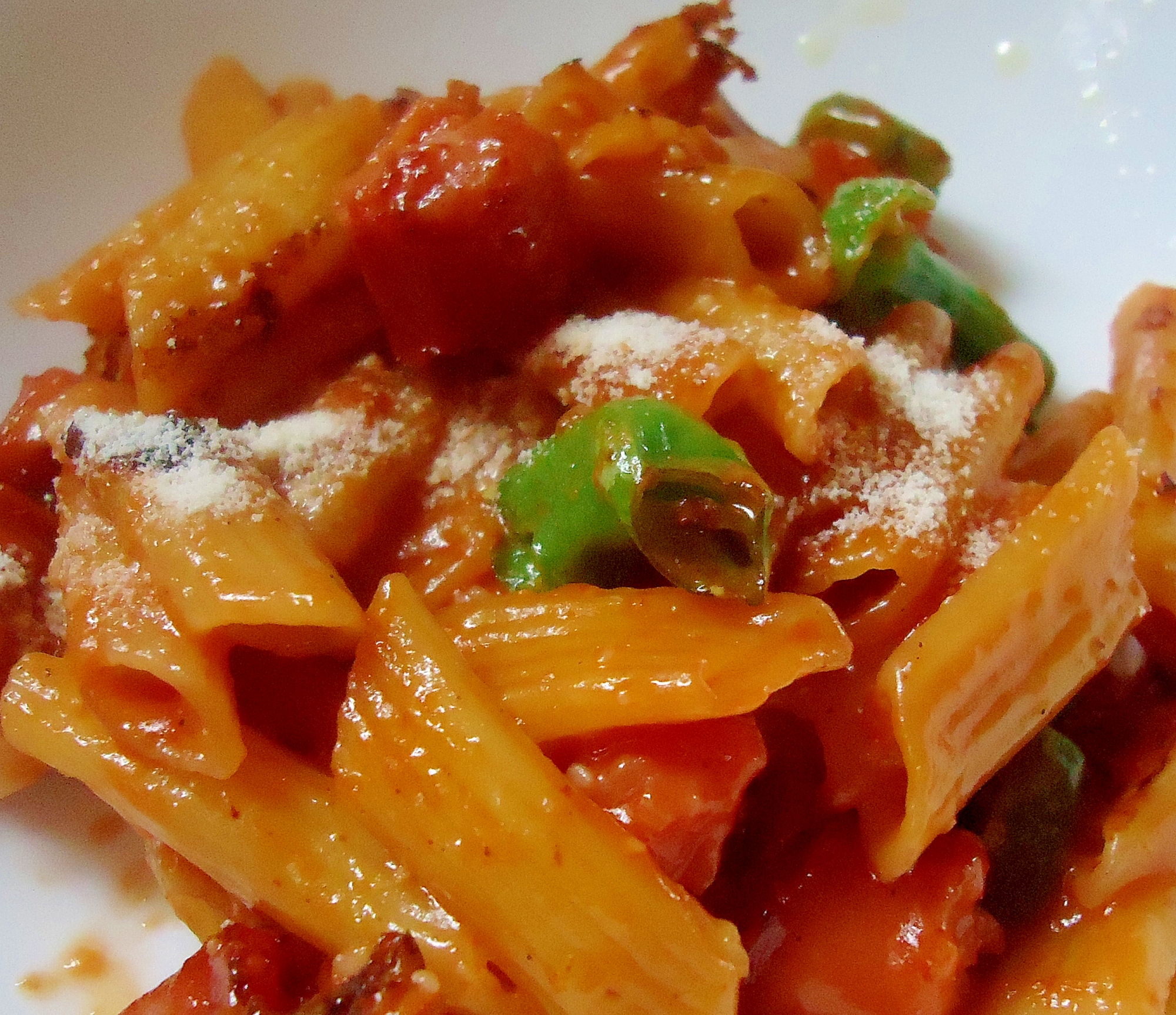 3分以内で出来る ピリ辛ケチャップペンネ