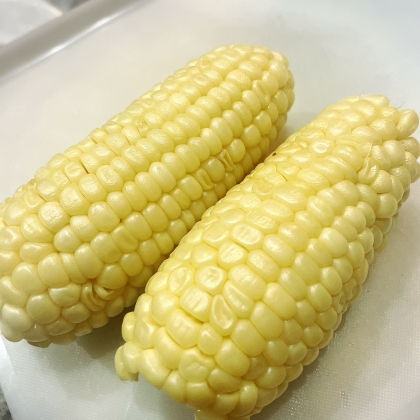 プリプリ♪レンジでとうもろこし