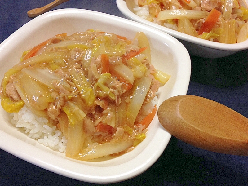 ツナ缶de 簡単 中華丼 レシピ 作り方 By 栗皮茶 楽天レシピ