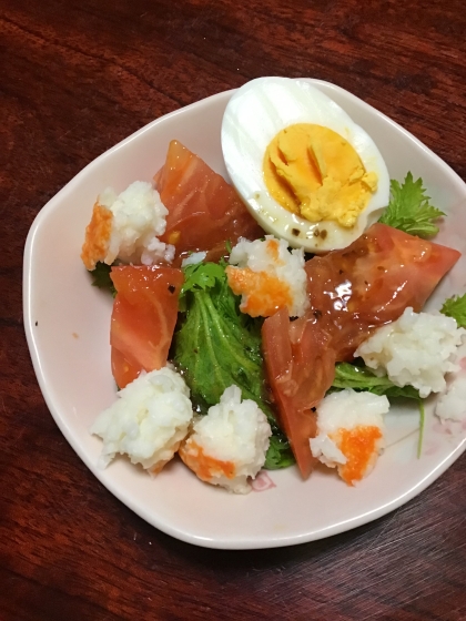 ランチ☆カニカマサラダ