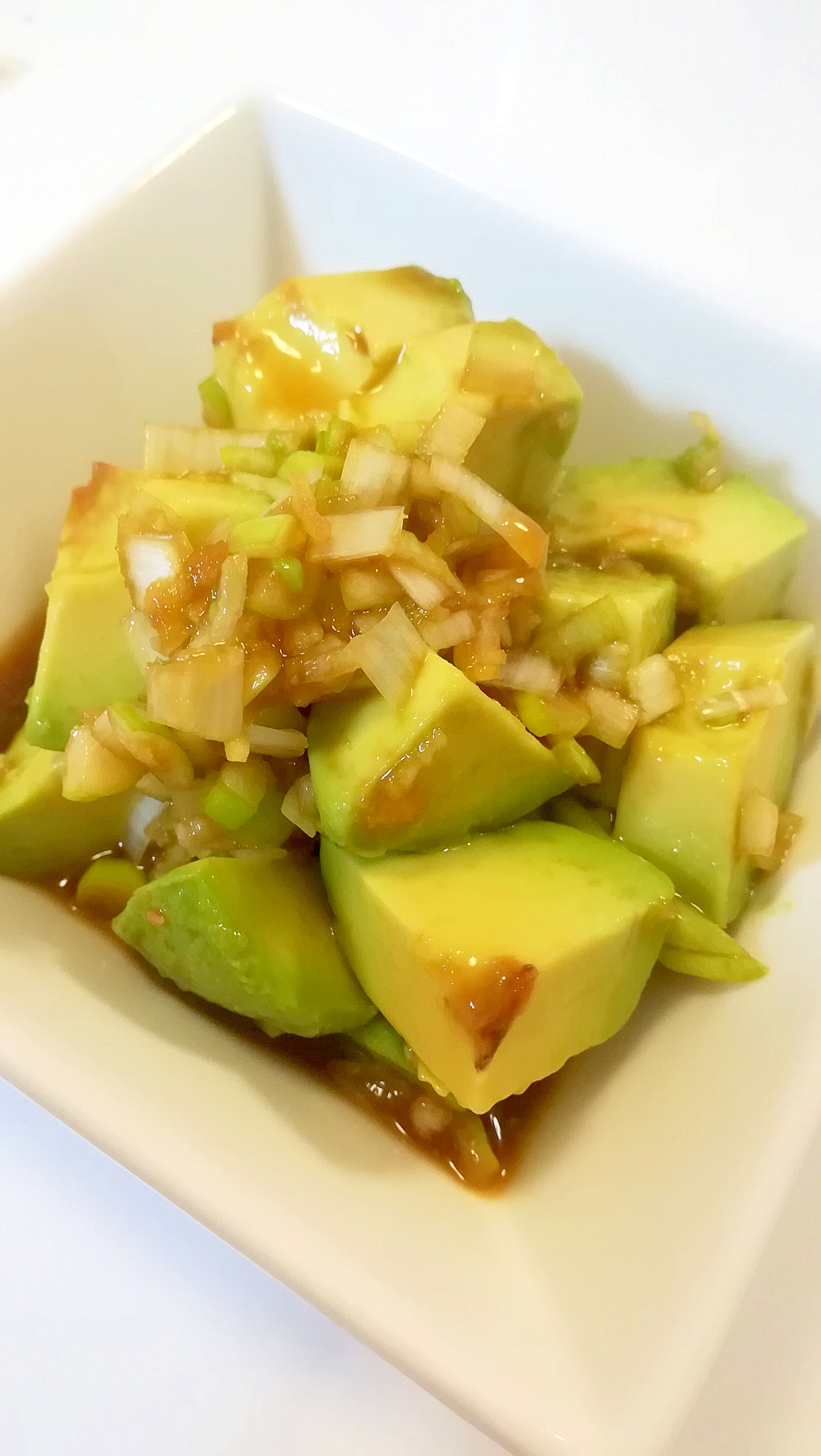 おつまみに アボカドのピリ辛ネギだれ レシピ 作り方 By Mywayuayu 楽天レシピ