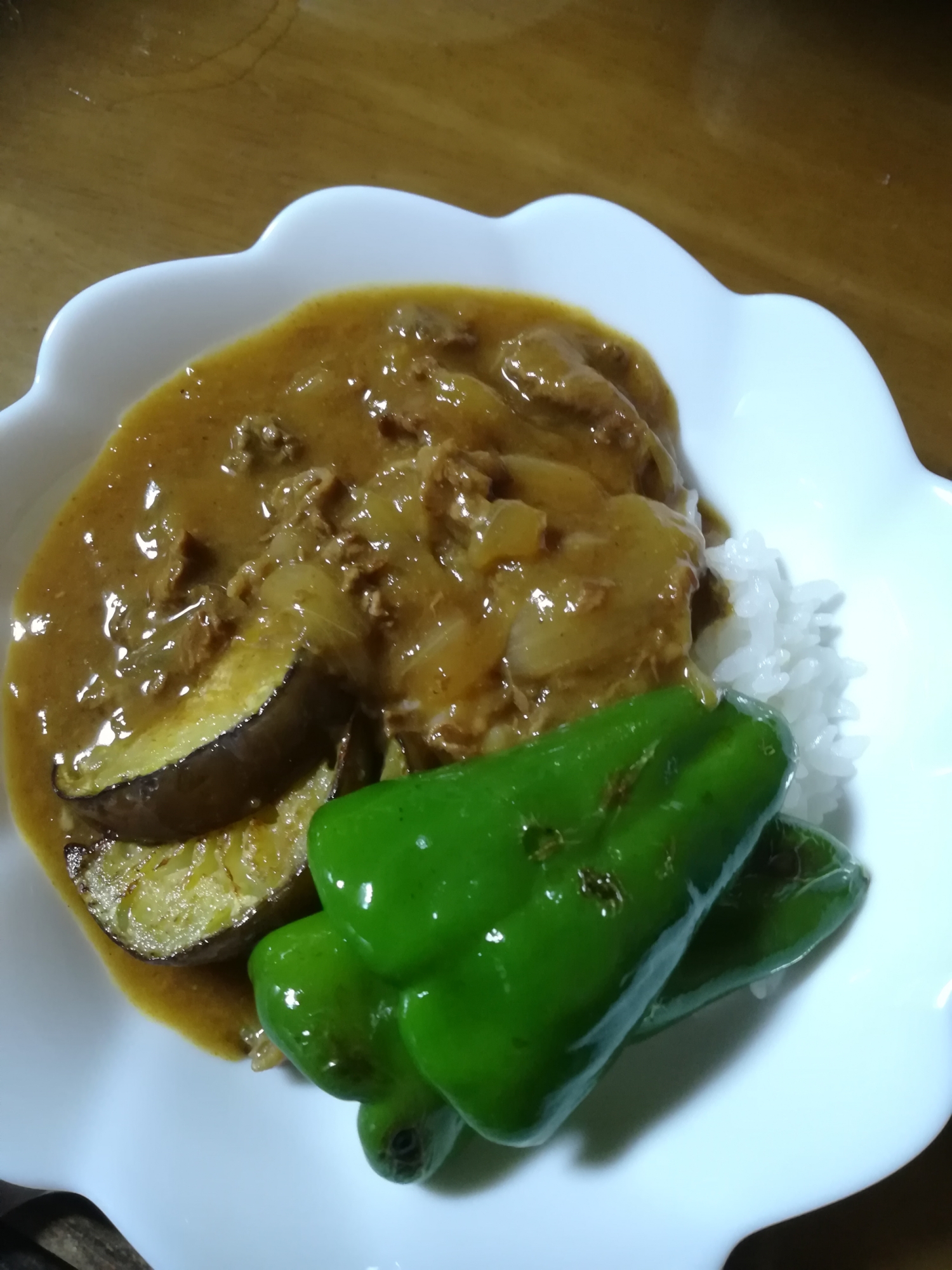 夏野菜のさらさらカレーライス