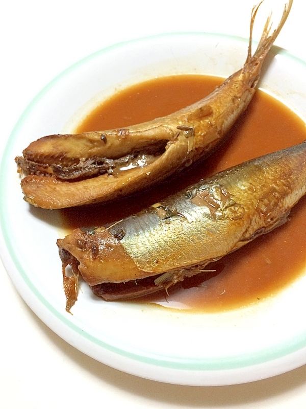 ◎小骨も食べちゃう鰯の生姜煮