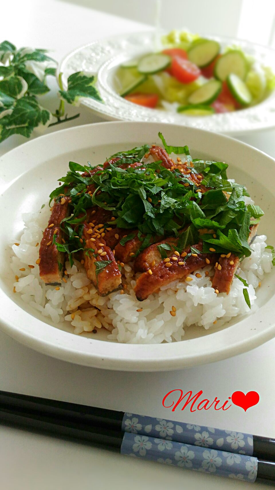 大葉香る☆うなぎご飯