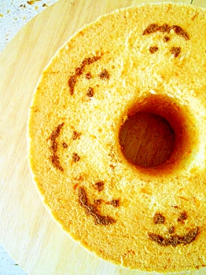 ハロウィンに☆かぼちゃシフォンケーキ♪