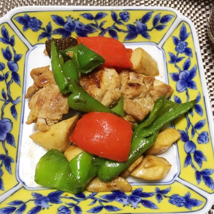 鶏と野菜の柚子こしょう焼き