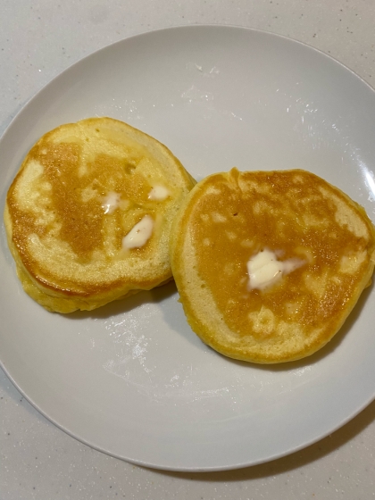 休日♡パンケーキのソーセージ添えフルーツ畑