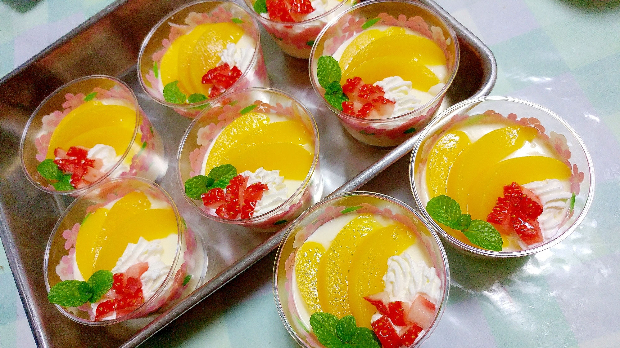 クリームチーズカップケーキ