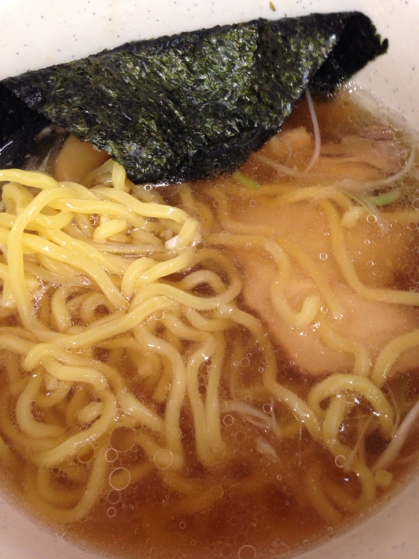 あっさりと美味しいしょうゆラーメン