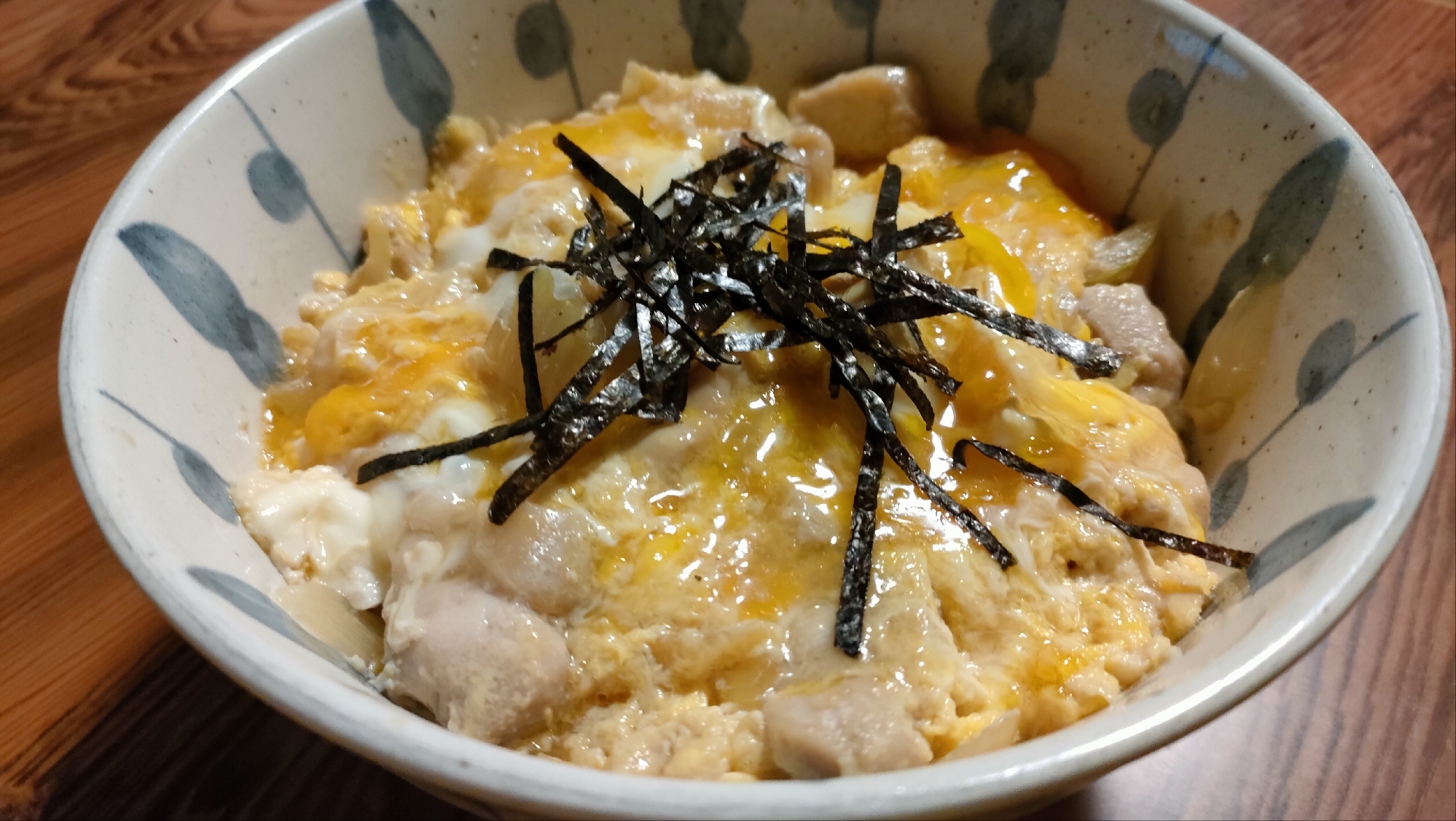 白だしで親子丼