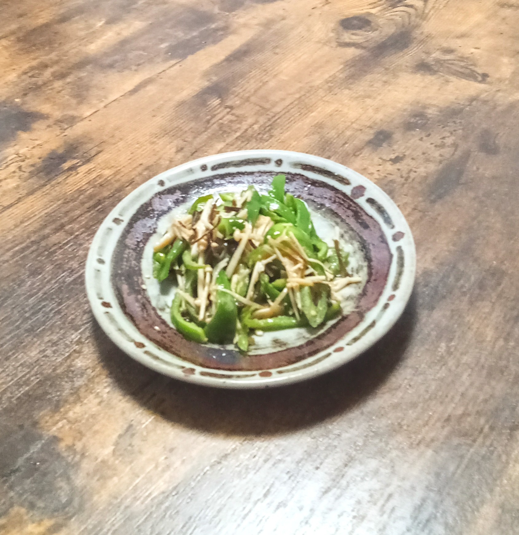 ピーマン・えのきDe塩こんぶ炒め