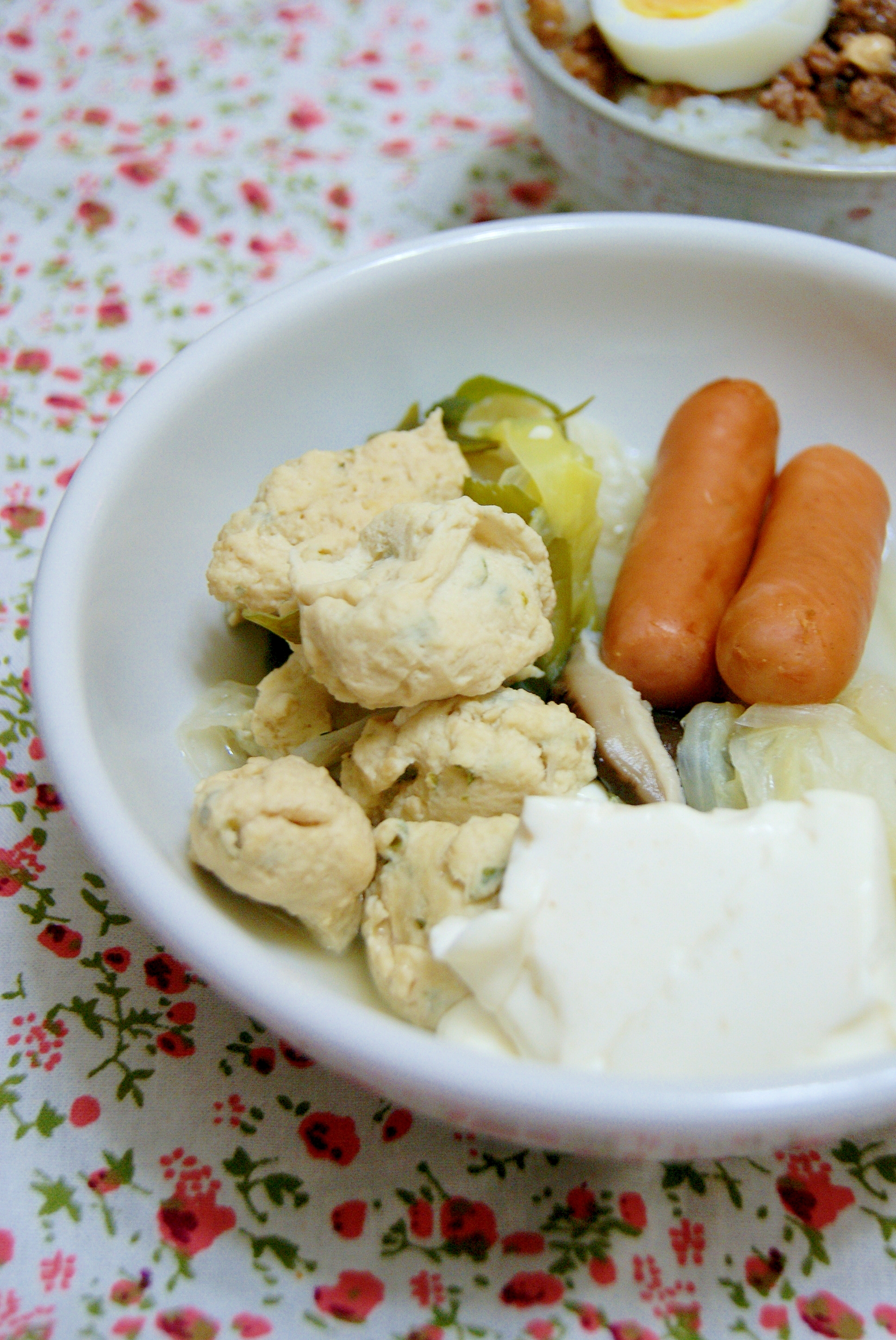 鶏だんごの中華スープ煮