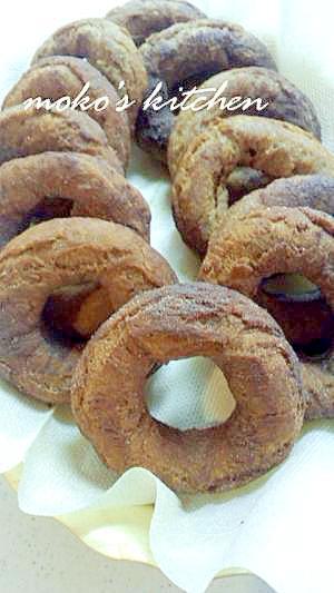 卵アレルギーも安心!豆腐でココアドーナツ♪