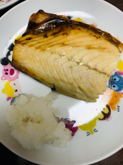 グリルで焼く鯖の塩焼き☆大根おろし添え