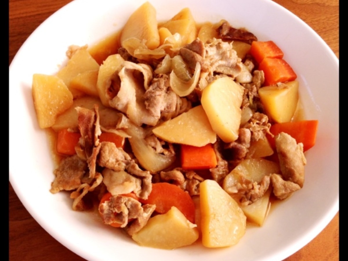簡単 フライパンで豚肉じゃが レシピ 作り方 By ハム花子さん 楽天レシピ 簡単 フライパンで豚肉じゃが レシピ 作り方 By ハム花子さん 楽天レシピ