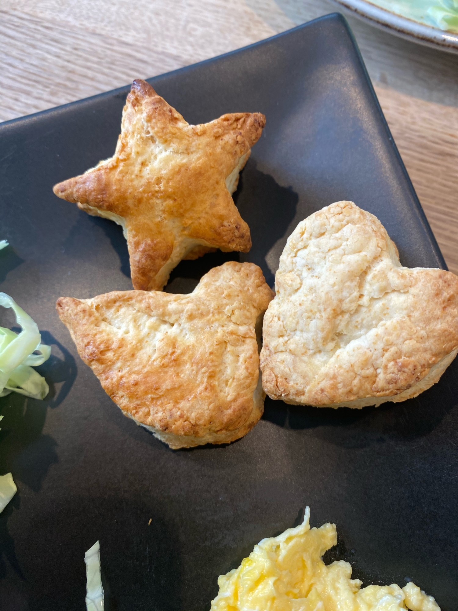 ざっくり　クッキー型で朝食スコーン