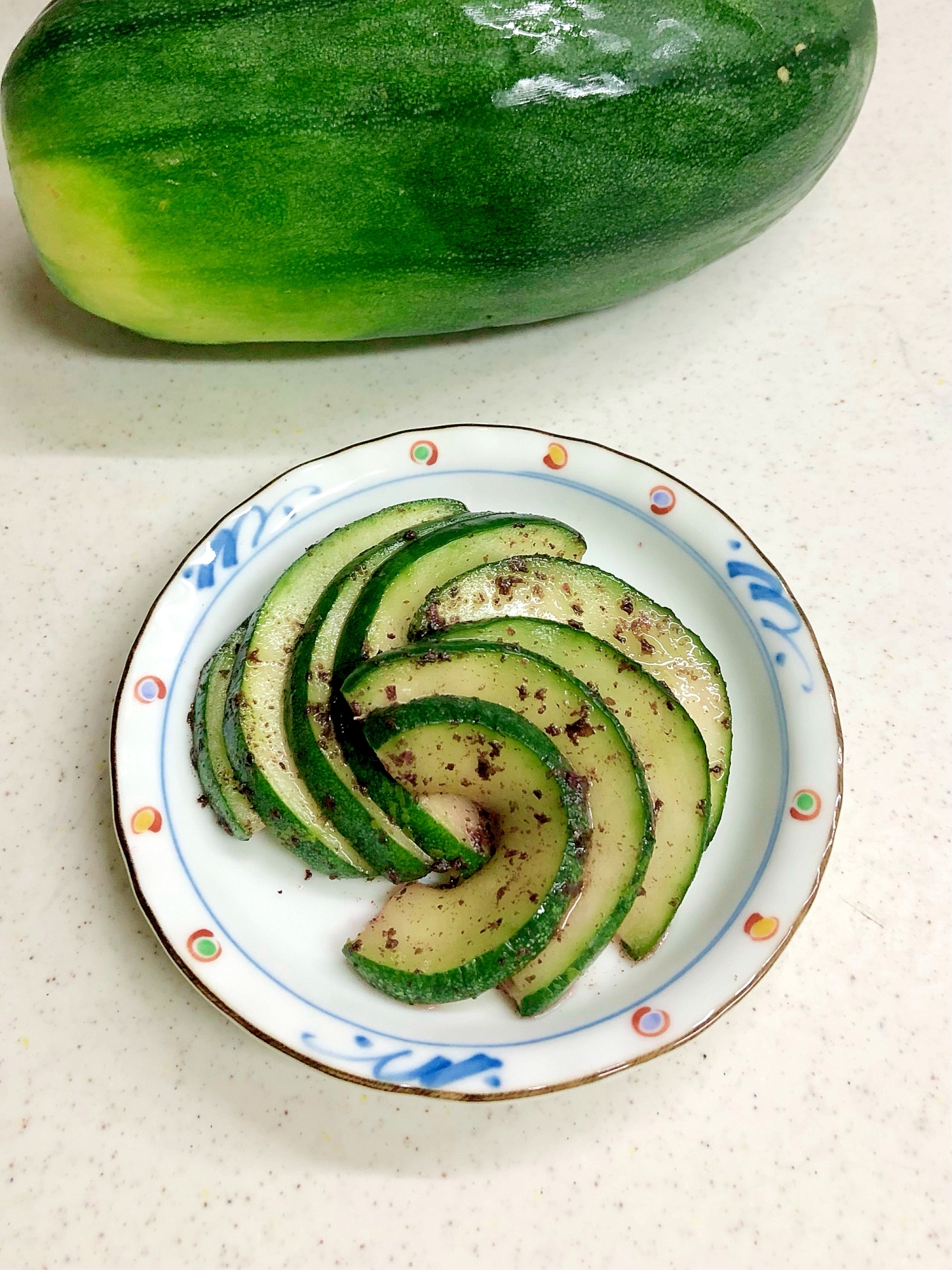 ★瓜の浅漬け　＋ゆかり(紫蘇)アレンジ★