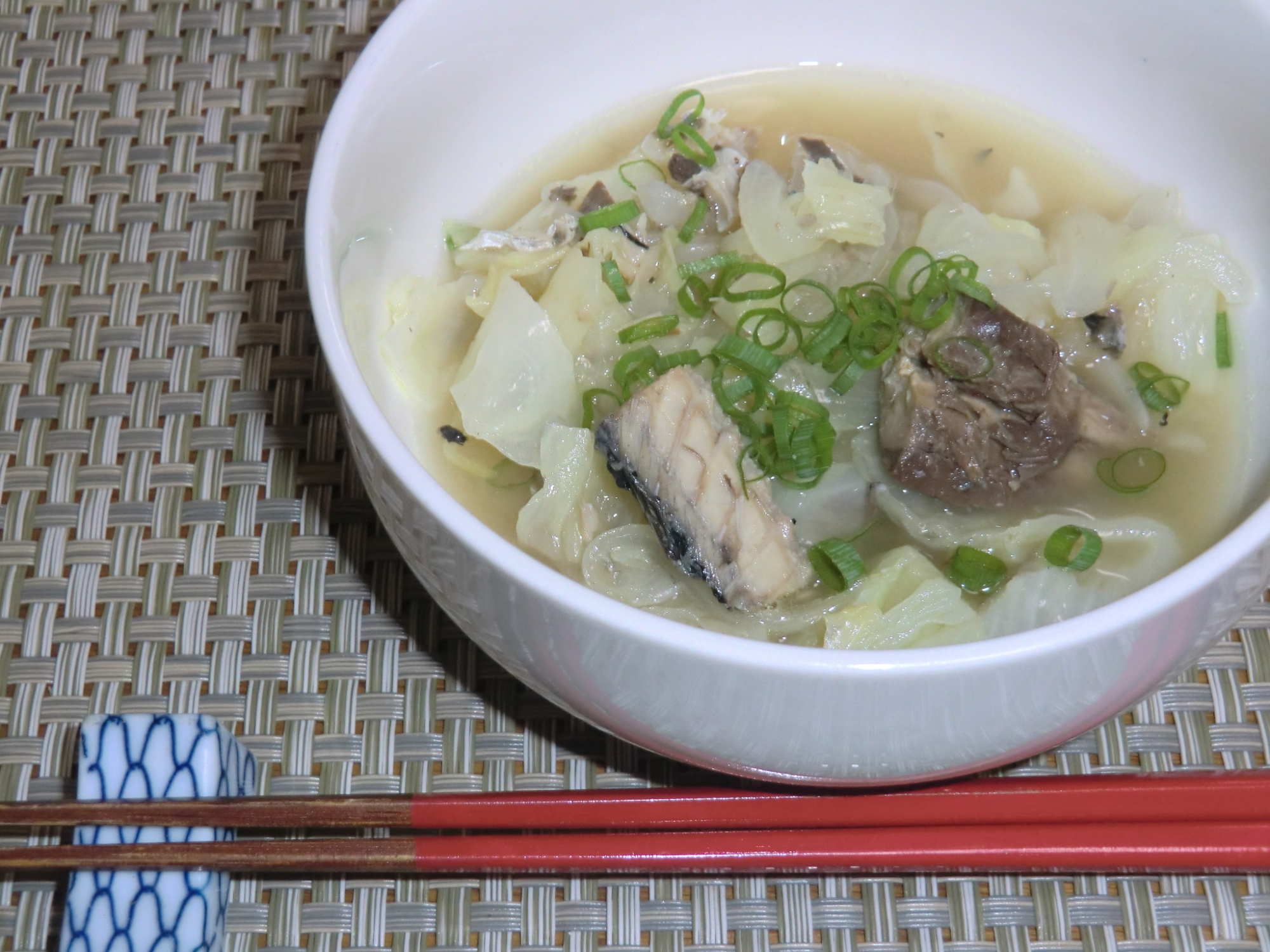 かんたん！おいしい！サバ缶とキャベツのさっと煮