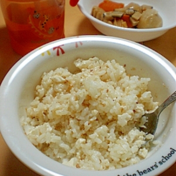 離乳食後期 すぐに作れてすぐ食べられる 豆腐ご飯 レシピ 作り方 By はちわれ413 楽天レシピ 離乳食後期 すぐに作れてすぐ食べられる 豆腐ご飯 レシピ 作り方 By はちわれ413 楽天レシピ