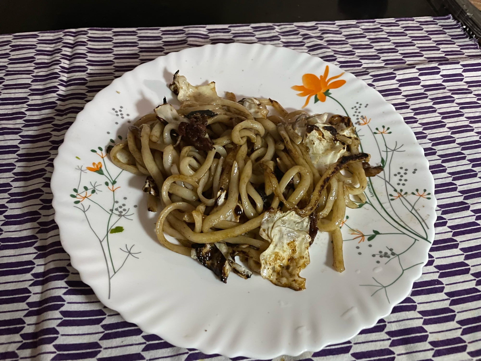 海外で作る焼きうどん