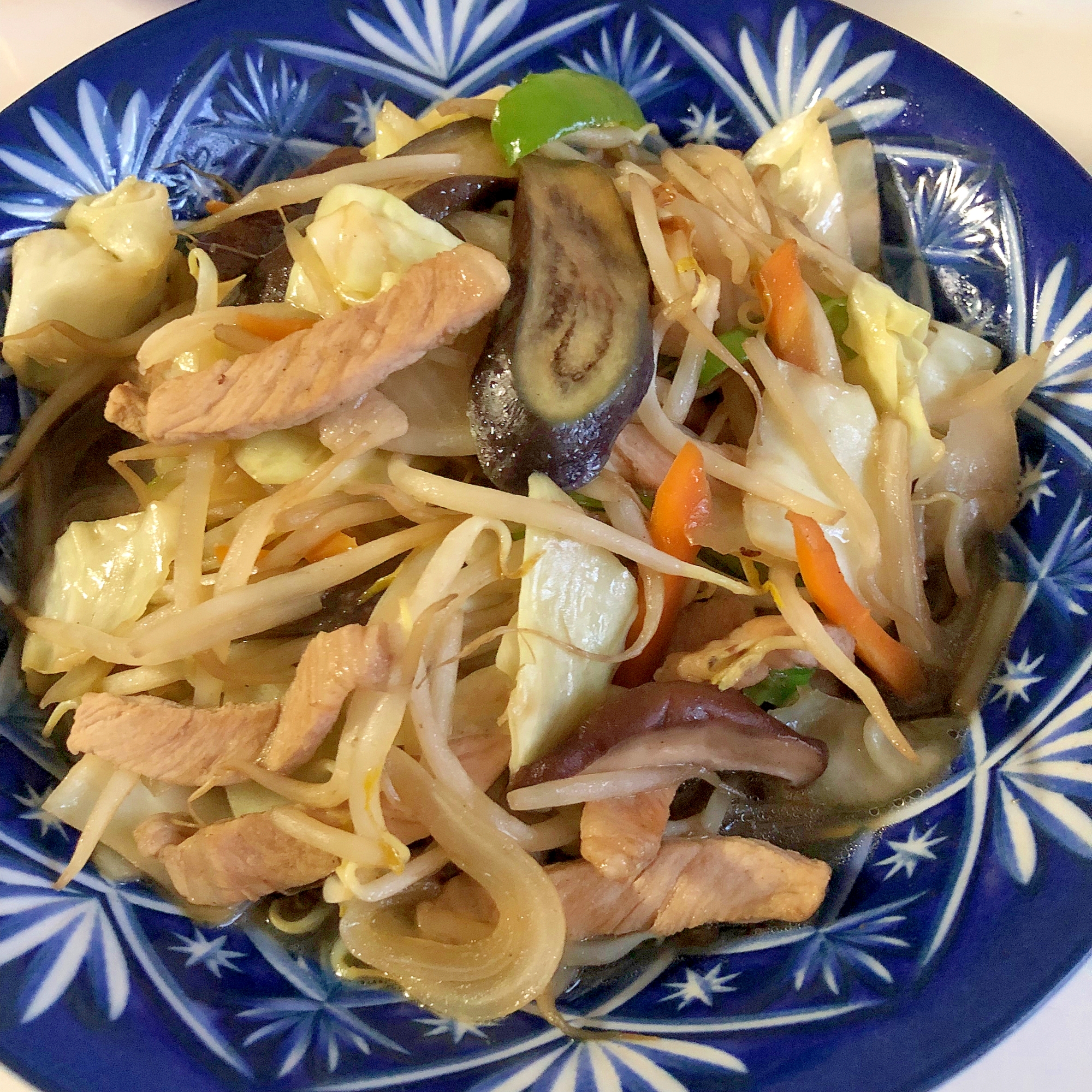 7種類野菜と豚肉の 野菜炒め♪