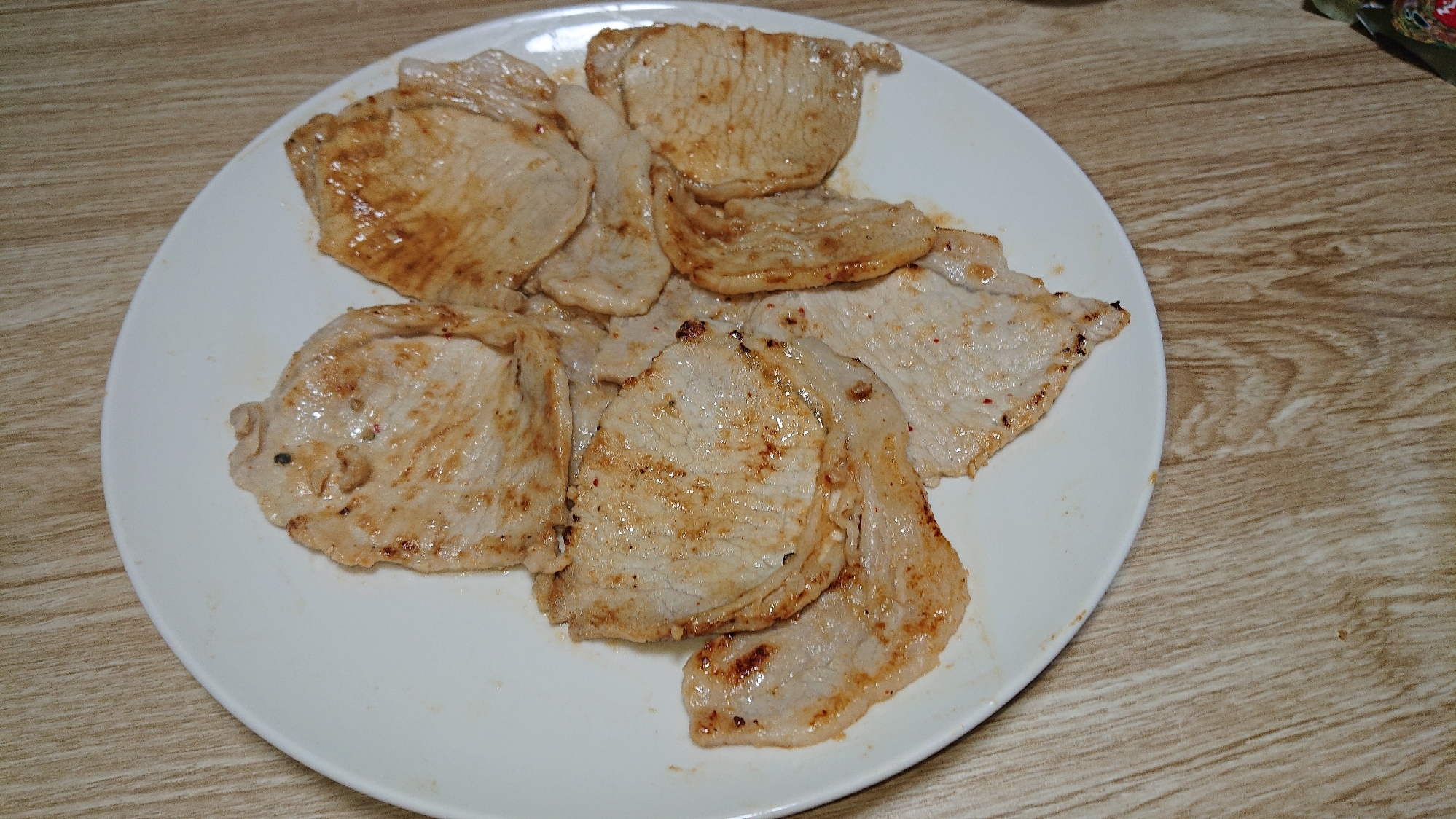 味つけ簡単!めちゃ旨!塩ダレで生姜焼き