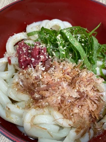 梅しそ冷やしうどん